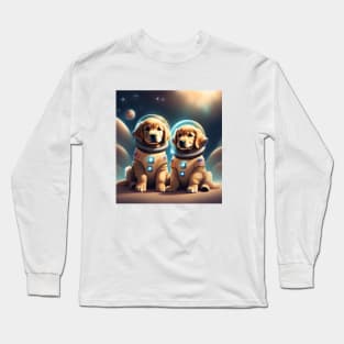 Dreamy Space Pups! Long Sleeve T-Shirt